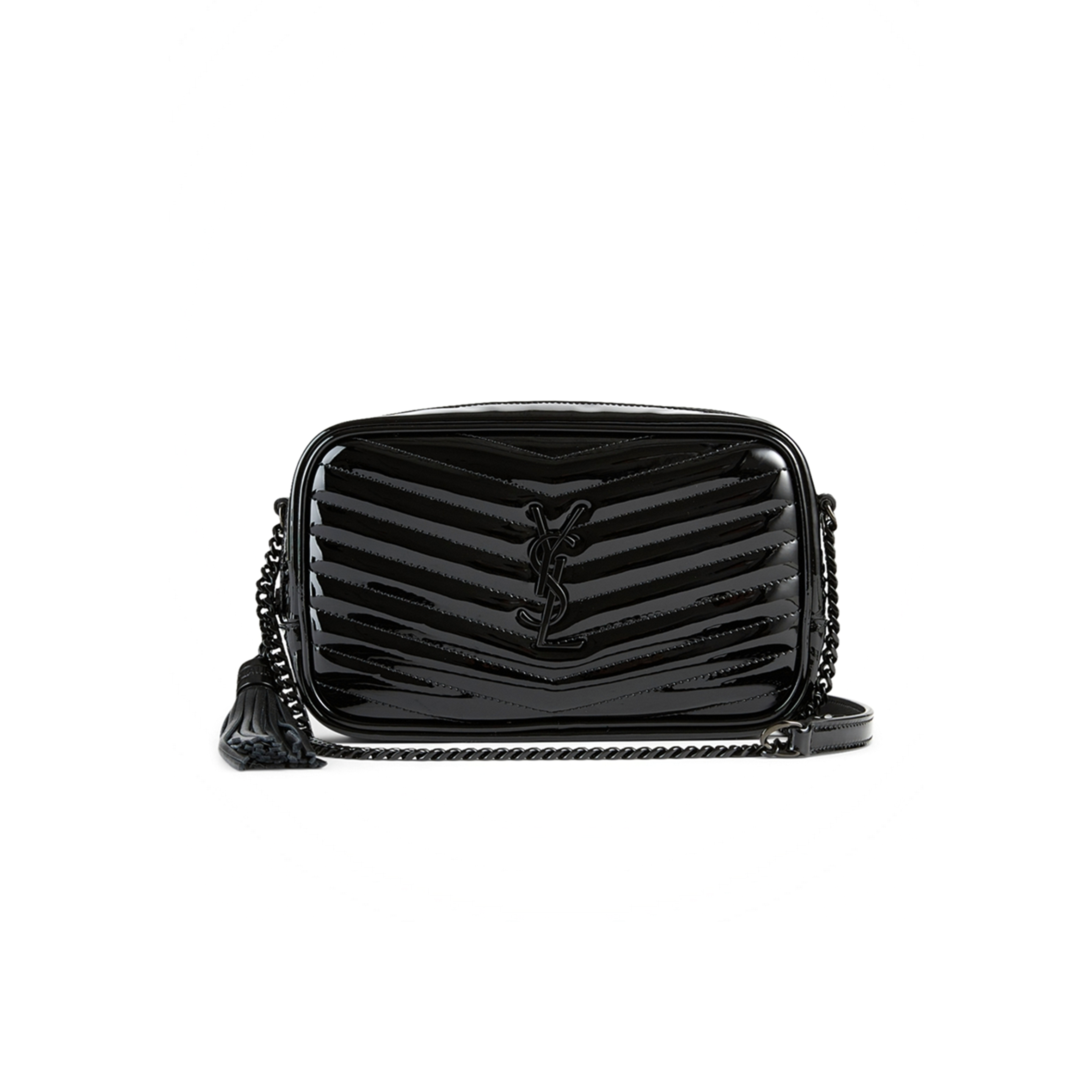 YSL MINI LOU CAMERA BAG BLACK 3615092136925 (19*10.5*5cm)